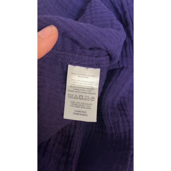 Loft Muslin button down size m - Picture 6 of 6